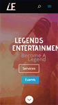 Mobile Screenshot of legendsentertainment.net